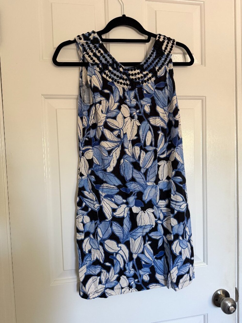Tommy Bahama Blue Floral Beach Dress